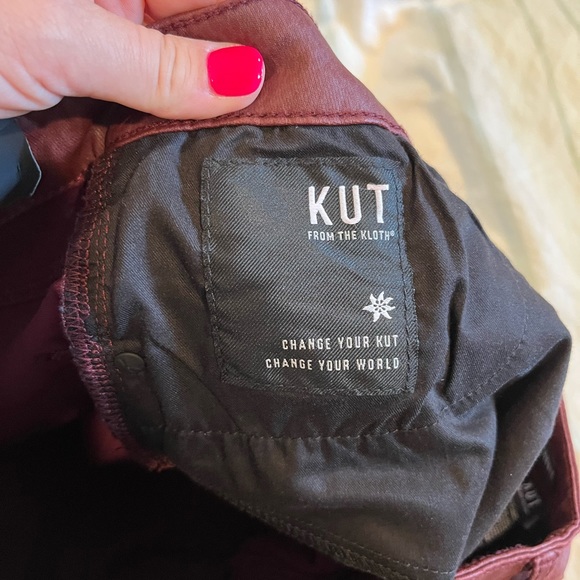 NWT Kut from the Kloth Connie High Rise Fab Ab Ankle Skinny Pant Snakeskin Print - Picture 11 of 15